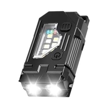 Imagem de Lanterna LED Mini Portátil Recarregável Por USB Super Brilhante Com Ím