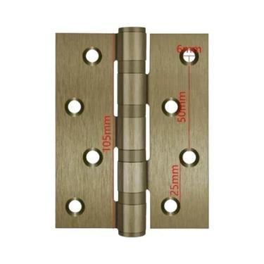 Imagem de Dobradiça De Porta Silenciosa De Aço Inoxidável De 4 Polegadas Com Rol