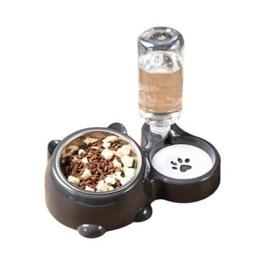 Imagem de Dispensador Automático De Água E Ração Para Gatos E Cães, Sistema De A