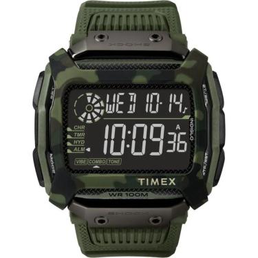 Imagem de Relógio Timex Masculino Ref: Tw5m20400 Shock Digital Verde