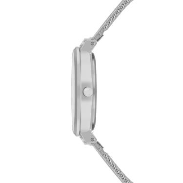 Imagem de Relógio Technos Feminino Ref: Vj20ac/1j Slim Safira Mesh Prateado