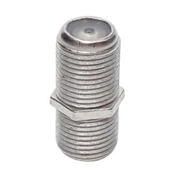 Imagem de Emenda F Fêmea X Fêmea Cabo Coaxial Rg6 Rg59