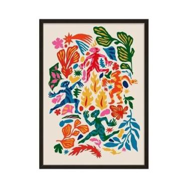 Imagem de Pôster De Impressão Em Tela Abstrata Retrô, Arte Clássica Para Decoraç