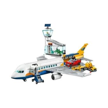 Imagem de Blocos De Montar Educacionais Infantis: Modelo De Avião De Aeroporto -