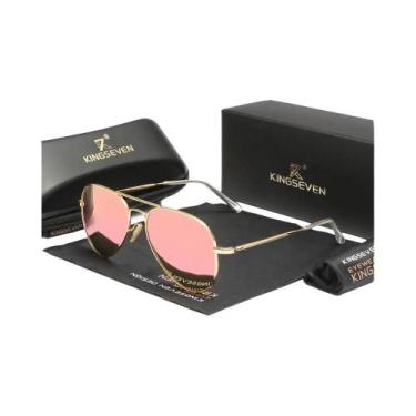 Imagem de Óculos De Sol Polarizados Unissex KINGSEVEN UV400 Anti-reflexo Com Len