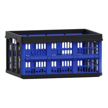 Imagem de Caixa Organizadora Multiuso Cesto Tampa Com 45 Litros - HelsimPlast, A