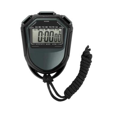 Imagem de Cronômetro Digital À Prova d'Água Com LCD, Timer, Cronógrafo Portátil 