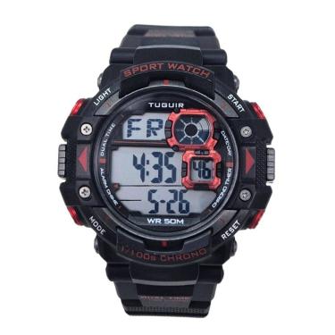 Imagem de Relógio Masculino Tuguir Digital TG30460 Preto e Vermelho