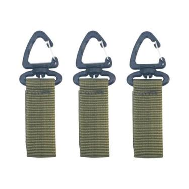 Imagem de Mosquetão De Nylon Giratório 360 graus Com Gancho Para Chaves, Fivela 