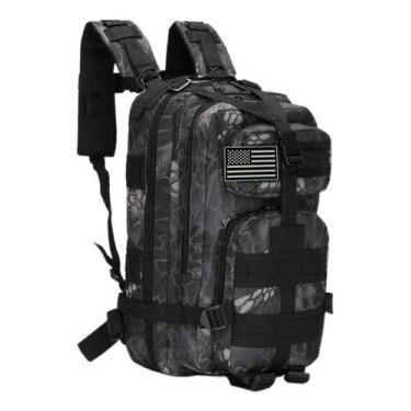 Imagem de Mochila Tática Militar Assault 30l Profissional 3d Novo - PRETO COBRA 