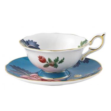 Imagem de Xícara e Pires, Elegância e Sofisticação em Sua Mesa com Capacidade de 150mL e Material de Porcelana, Wedgwood 1057269, Colorido