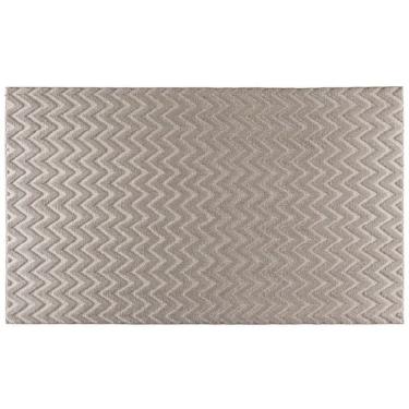 Imagem de Tapete Atlanta Alto Relevo Antiderrapante 140x200cm Corttex - Tijolinho Cinza