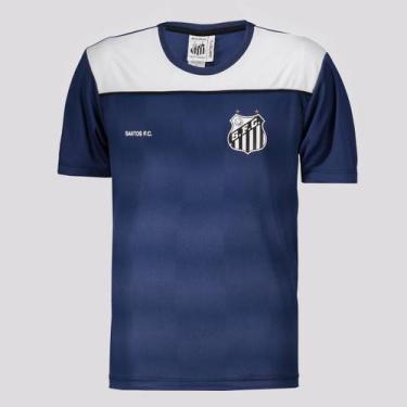 Imagem de Camisa Santos Fulgor Infantil Azul - Braziline, 8 ANOS