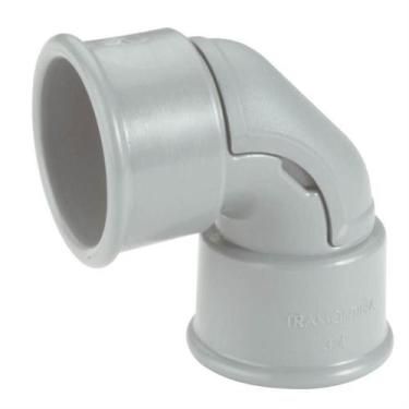 Imagem de Cotovelo Curvo Cinza de 90 E Janela Para Inspeção de 3-4 Polegada 5725