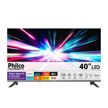 Imagem de Smart TV 40" Full HD Philco P40CRA Roku TV HDR10 Dolby Audio 
