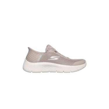 Imagem de Tênis Feminino Skechers Go Walk Flex Slip-Ins Taupy, 36