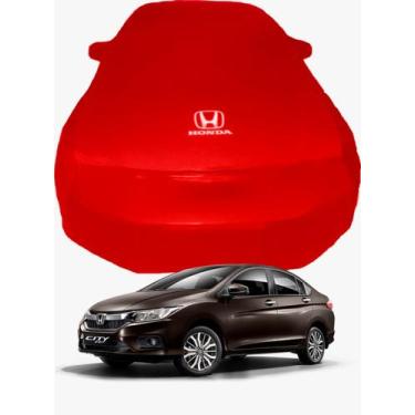 Imagem de Capa de Carro Honda City Tecido  Lycra Premium - Cadilhe Capas, Vermel