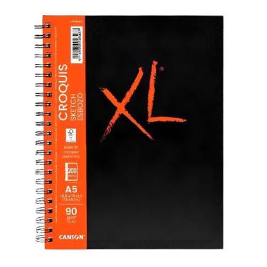 Imagem de Caderno Canson Xl Croquis Espiral A5 90g 100fls