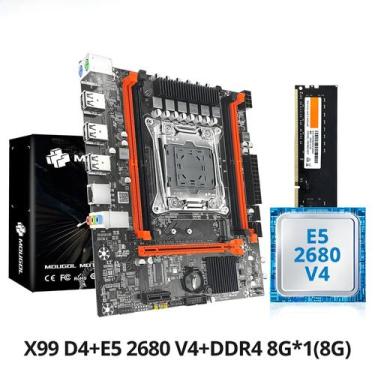 Imagem de Kit De Placa-Mãe Para Jogos Intel Xeon E5 2680 V4 MOUGOL X99 Com RAM D