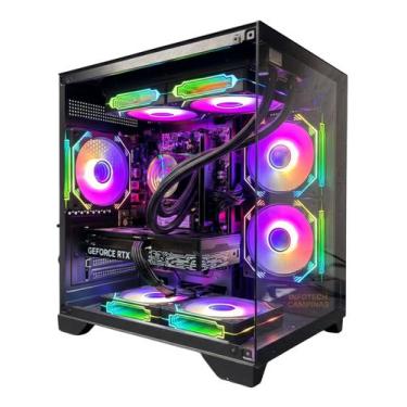 Imagem de PC Gamer Aquario Preto ou Branco  Ryzen 7 5700X  RTX 5060 8GB  16GB RA