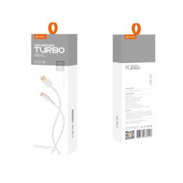 Imagem de Cabo Carregamento Rápido Celular Dados Turbo Tipo C iPhone - Pmcell