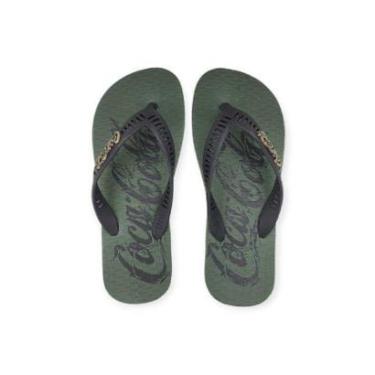 Imagem de Chinelo Coca-Cola Shoes Refraction Masculino Adulto Ref. CC4851-Masculino