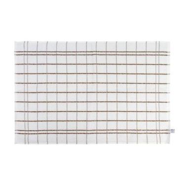 Imagem de Pano copa teka 45x70 branco e bege