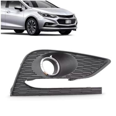 Imagem de Grade Parachoque Cruze 2017 2018 2019 Dianteiro Aro Cromado - SP ACESS