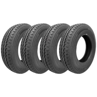 Imagem de Kit 4 Pneu Aro 16 Xbri 195/75 R16C 107/105R 8PR CargoPlus W2
