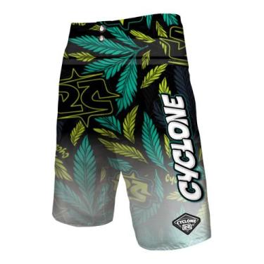 Imagem de (LANÇAMENTO) Bermuda Cyclone Água North Green Forever, Preto, 38