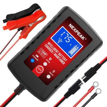 Imagem de Carregador de Bateria Automotiva NEXPEAK 1,75 A 6V/12V Smart LCD