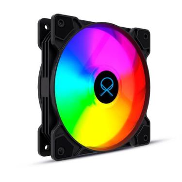 Imagem de Cooler FAN Rainbow OX 120mm 4 pinos para Gabinete Gamer - Get Ox
