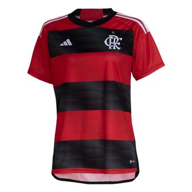 Imagem de Camisa Flamengo I 23/24 s/n Torcedor Adidas Feminina-Feminino