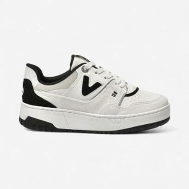 Imagem de Tênis Via Marte Casual Branco/Preto-Feminino