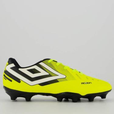 Imagem de Chuteira Umbro Action Campo Verde-Masculino
