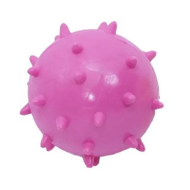 Imagem de Brinquedo Furacão Pet Bola Maciça Mamoninha 45mm - para Cachorro, Rosa