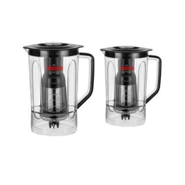 Imagem de 2 Copos Preto Liquidificador Mondial L-1200 BI L-1200 FB, Bivolt