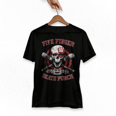 Imagem de Camiseta Five Finger Death Punch, M, Preto