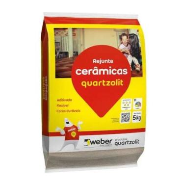 Imagem de Rejunte Quartzolit Cinza Ártico 5kg Flexível Para Cerâmica