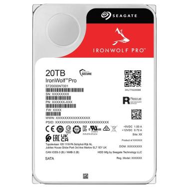 Imagem de Hd Interno 3.5 Sata 3 20TB Iron Wolf Pro 7200 RPM St20000nt001 para nas Seagate