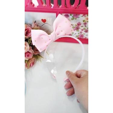 Imagem de Tiara de Cabelo Infantil - Delicada Laços, Azul, M