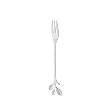 Imagem de Conjunto 4 Garfos Petisco Leaves - Bon Gourmet, Prata