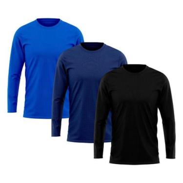 Imagem de Camiseta Térmica UV Manga Comprida Proteção Solar Malha Fria Segunda P