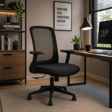 Imagem de Cadeira para Escritório Diretor Office NR17 Boston Preto Rivatti