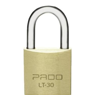 Imagem de Cadeado Convencional LT-30 30mm Latão Maciço com 2 Chaves Pado