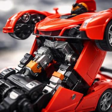 Imagem de Carrinho de Controle Remoto 2 em 1: Carro que Vira Robô Transformers I