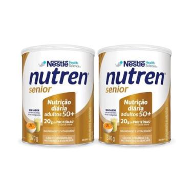 Imagem de Nutren Senior Sem Sabor - 370g Kit c/2 - (Nestle), Sem Sabor