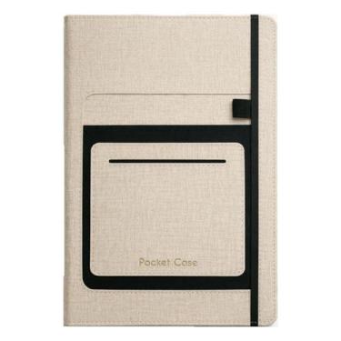 Imagem de Agenda 2027 Pocket Case costurado 176 folhas Animativa Cor:Creme, Crem