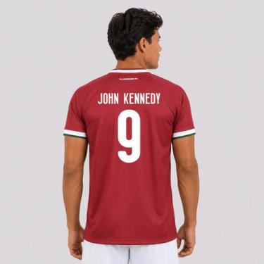 Imagem de Camisa Fluminense 9 John Kennedy Bordô e Verde - Spr, G
