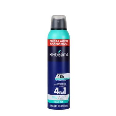 Imagem de Desodorante Antitranspirante Aerosol Blue Ice 48h Herbíssimo 250ml - H
